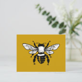 Apis Mellifera Honeybee Postcard Postkarte (Stehend Vorderseite)