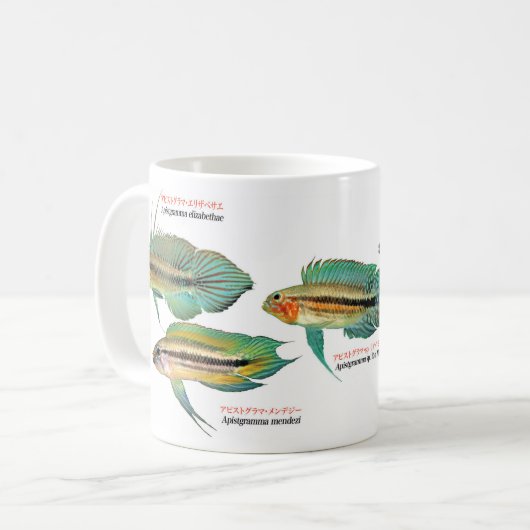 Apistgramma Kaffeetasse (Vorderseite Links)
