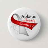 Aplastic Anämia Awareness Ribbon Button (Vorderseite)
