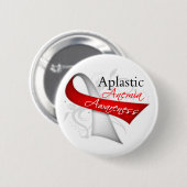 Aplastic Anämia Awareness Ribbon Button (Vorne & Hinten)