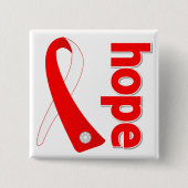 Aplastic Anemia Hope Ribbon Button (Vorderseite)