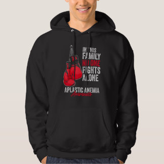 Aplastische Anämie Aufklärung Monat Gloves Rotes B Hoodie