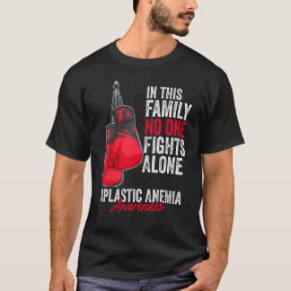 Aplastische Anämie Aufklärung Monat Gloves Rotes B T-Shirt