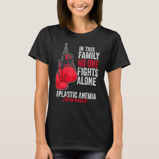 Aplastische Anämie Aufklärung Monat Gloves Rotes B T-Shirt