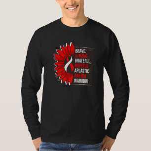 Aplastische Anämie Überlebende Blume Anämischer Kr T-Shirt