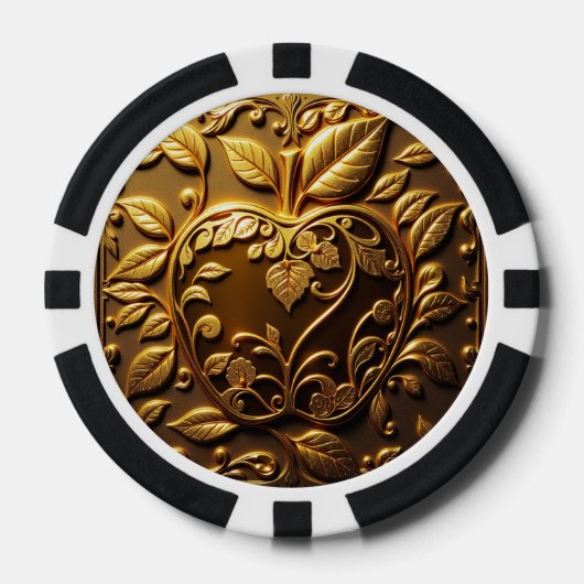 Aplle´5 Pokerchips (Vorderseite)