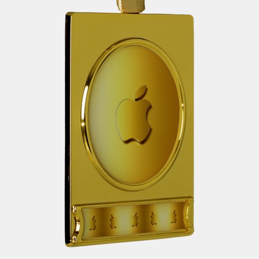 Aplle Banner-Ornament Gold (Rechts)