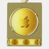Aplle Banner-Ornament Gold (Vorderseite)