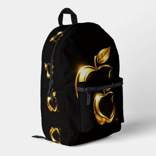 Aplle Bedruckter Rucksack (Rückseitige Ecke links)
