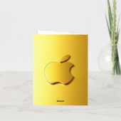 Aplle Feiertagskarte (Rückseite)