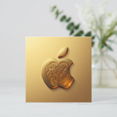 Aplle Feiertagskarte (Stehend Vorderseite)