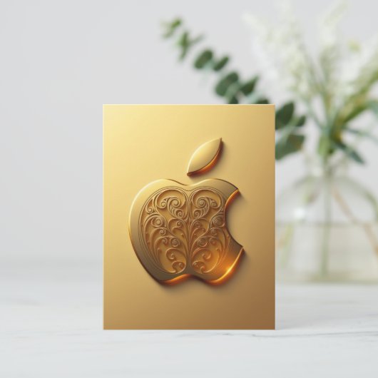Aplle Feiertagspostkarte (Stehend Vorderseite)