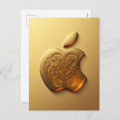 Aplle Feiertagspostkarte (Vorne/Hinten)