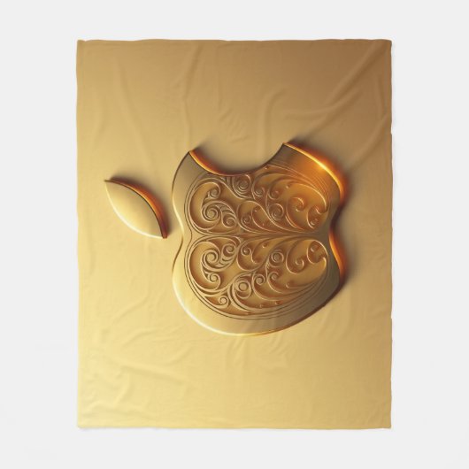 Aplle Fleecedecke (Vorderseite)