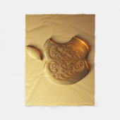 Aplle Fleecedecke (Vorderseite)