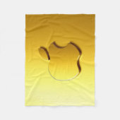 Aplle Fleecedecke (Vorderseite)