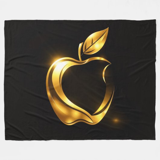 Aplle Fleecedecke (Vorderseite (Horizontal))