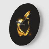 Aplle Große Wanduhr (Winkel)