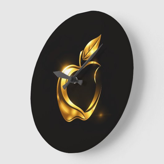 Aplle Große Wanduhr (Winkel)
