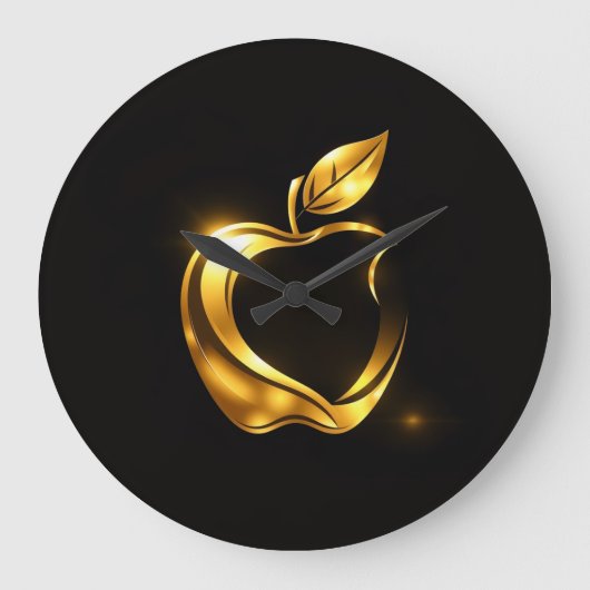 Aplle Große Wanduhr (Vorderseite)