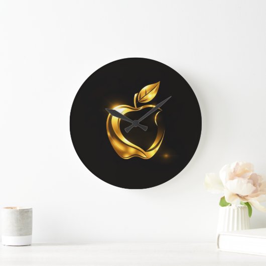 Aplle Große Wanduhr (Zuhause)