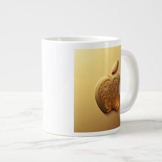 Aplle Jumbo-Tasse (Vorderseite Rechts)