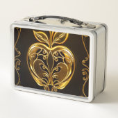 Aplle Metall Brotdose (Rückseite)