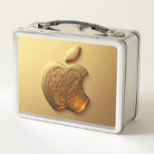 Aplle Metall Brotdose (Rückseite)