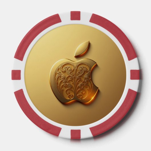 Aplle Pokerchips (Vorderseite)