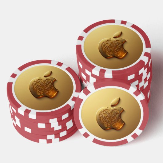 Aplle Pokerchips (Stapel)