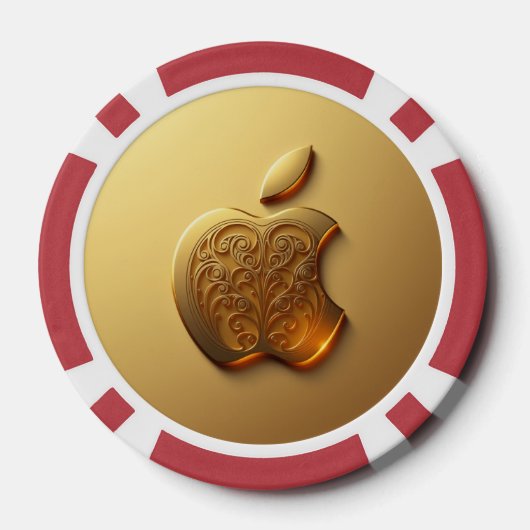 Aplle Pokerchips (Rückseite)
