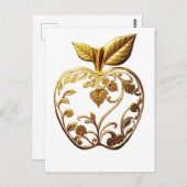Aplle Postkarte (Vorne/Hinten)