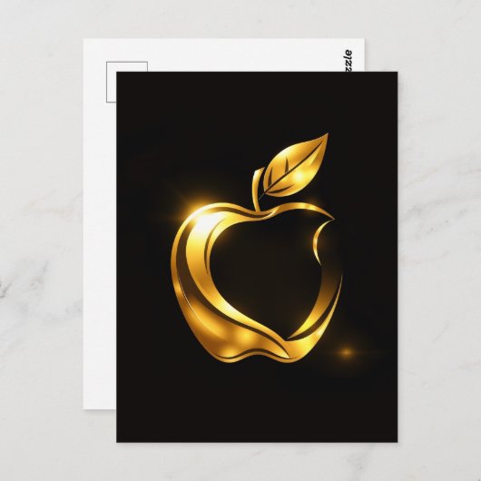 Aplle Postkarte (Vorne/Hinten)