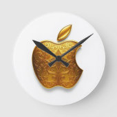 Aplle Runde Wanduhr (Vorderseite)