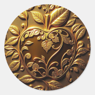 Aplle Runder Aufkleber