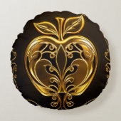 Aplle Rundes Kissen (Vorderseite)