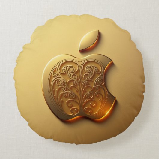 Aplle Rundes Kissen (Vorderseite)