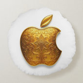 Aplle Rundes Kissen (Rückseite)