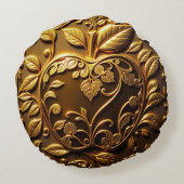 Aplle Rundes Kissen (Rückseite)