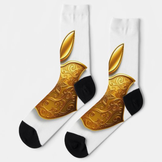 Aplle Socken (Linkes Detail)