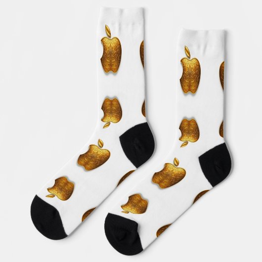 Aplle Socken (Linkes Detail)