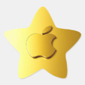 Aplle Stern-Aufkleber (Vorderseite)