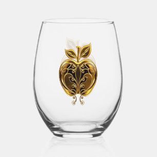 Aplle Weinglas Ohne Stiel