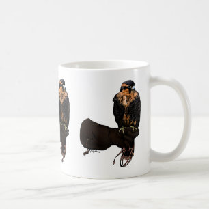 Aplomado Falcon on Glove Kaffeetasse