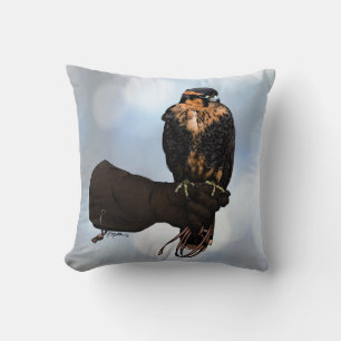 Aplomado Falcon on Glove Kissen