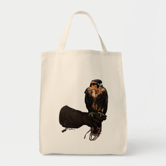 Aplomado Falcon on Glove Tragetasche (Vorne)