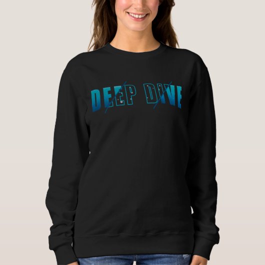 Apnea Diver Scuba Diving Freedive DeepDive Sweatshirt (Vorderseite)