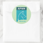 APNM-Aufkleber Runder Aufkleber (Tasche)