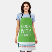 APNM und APV Schürze. Kochen Sie mit Pflanze. Schürze (Getragen)