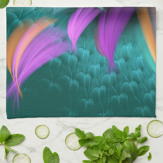 Apo-Blumen-Küchen-Tuch 16" x 24" Küchentuch (Gefaltet)